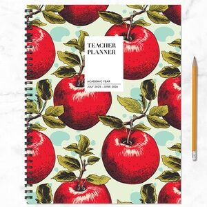 July 2025 - June 2026 Heirloom Apples Teacher & Home School Lesson Planning Book